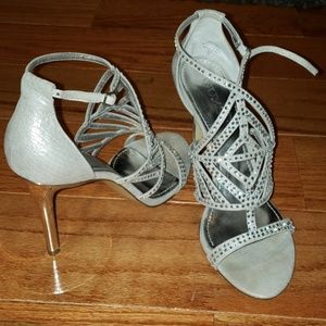 Hilonas rhinestone high heels